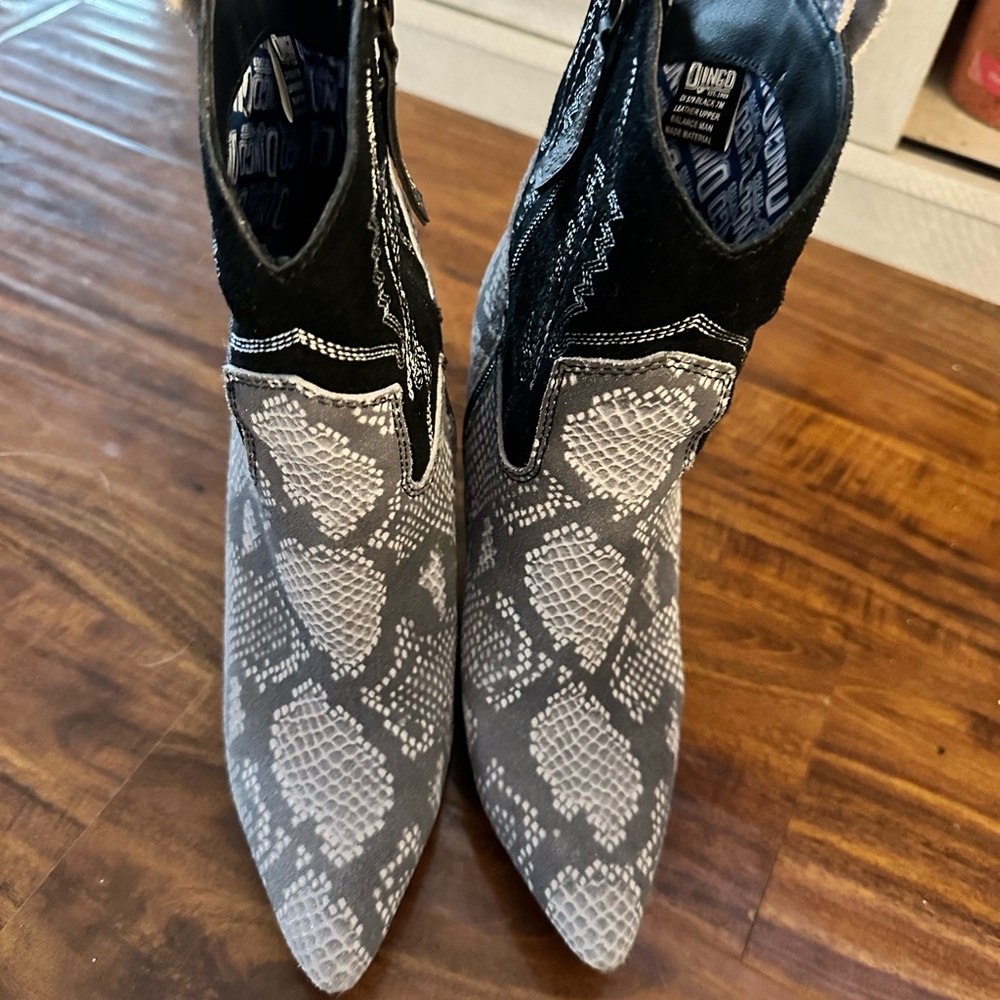 Dingo snake print western style boots - Picture 3 of 7